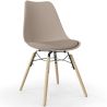 Dining Chair with Cushion - Scandinavian Design and Wooden Legs - Skögur image 9