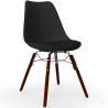 Dining Chair with Cushion - Scandinavian Design and Wooden Dark Legs - Skögur image 9