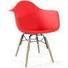 Buy Children's Chair Scandinavian Design - Wooden Legs - Nordika Red 61693