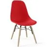 Buy Children's Chair - Scandinavian Design - Wooden Legs - Skögur Red 61695