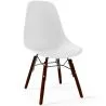 Buy Children Chair - Scandinavian Design - Dark Wooden Legs - Skögur White 61699