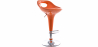 Buy Swivel Bar Stool with Backrest - Modern Orange 49736 - prices