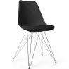Dining Chair with Cushion - Scandinavian Design and Metal Legs - Skögur image 9