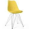 Dining Chair with Cushion - Scandinavian Design and Metal Legs - Skögur image 9