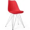 Dining Chair with Cushion - Scandinavian Design and Metal Legs - Skögur image 9