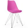 Dining Chair with Cushion - Scandinavian Design and Metal Legs - Skögur image 9