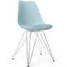 Dining Chair with Cushion - Scandinavian Design and Metal Legs - Skögur image 9