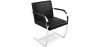Buy Office Chair with Armrests - Desk Chair Upholstered in Leatherette - Brama Black 16807 - in the UK