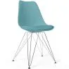 Dining Chair with Cushion - Scandinavian Design and Metal Legs - Skögur image 9