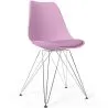 Dining Chair with Cushion - Scandinavian Design and Metal Legs - Skögur image 9
