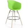 Bar Stool - Scandinavian Design - Natural Wood Legs - Melania image 9
