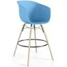 Bar Stool - Scandinavian Design - Natural Wood Legs - Melania image 9