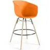 Bar Stool - Scandinavian Design - Natural Wood Legs - Melania image 9