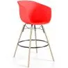 Bar Stool - Scandinavian Design - Natural Wood Legs - Melania image 9
