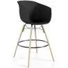 Bar Stool - Scandinavian Design - Natural Wood Legs - Melania image 9