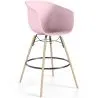 Bar Stool - Scandinavian Design - Natural Wood Legs - Melania image 9