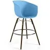 Bar Stool - Scandinavian Design - Dark Wood Legs - Pirela image 9