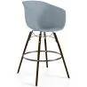 Bar Stool - Scandinavian Design - Dark Wood Legs - Pirela image 9