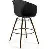 Bar Stool - Scandinavian Design - Dark Wood Legs - Pirela image 9