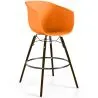 Bar Stool - Scandinavian Design - Dark Wood Legs - Pirela image 9