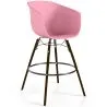 Bar Stool - Scandinavian Design - Dark Wood Legs - Pirela image 9