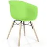 Dining Chair - Scandinavian Design - Natural Wood Legs - Polin image 9