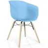 Dining Chair - Scandinavian Design - Natural Wood Legs - Polin image 9