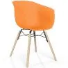 Dining Chair - Scandinavian Design - Natural Wood Legs - Polin image 9