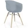 Dining Chair - Scandinavian Design - Natural Wood Legs - Polin image 9