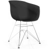Dining Chair - Scandinavian Design - Chrome Legs - Polin image 9