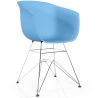 Dining Chair - Scandinavian Design - Chrome Legs - Polin image 9