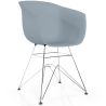 Dining Chair - Scandinavian Design - Chrome Legs - Polin image 9