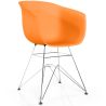 Dining Chair - Scandinavian Design - Chrome Legs - Polin image 9