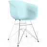 Dining Chair - Scandinavian Design - Chrome Legs - Polin image 9