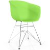 Dining Chair - Scandinavian Design - Chrome Legs - Polin image 9