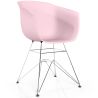 Dining Chair - Scandinavian Design - Chrome Legs - Polin image 9