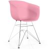 Dining Chair - Scandinavian Design - Chrome Legs - Polin image 9