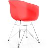 Dining Chair - Scandinavian Design - Chrome Legs - Polin image 9