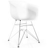 Dining Chair - Scandinavian Design - Chrome Legs - Polin image 9