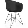 Dining Chair - Scandinavian Design - Black Legs - Polin image 9