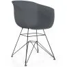 Dining Chair - Scandinavian Design - Black Legs - Polin image 9
