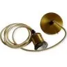 Buy Pendant Lamp Cable in Aged Gold with Adjustable Height - Berrey Gold 61747