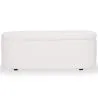Bench With Internal Storage Upholstered In Velvet Corduroy Fabric - Eiren image 9