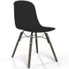 Dining chair with dark wood legs – Modern style and functionality - Broly image 9