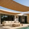 Buy Coconut fiber awning 20x1M - 100 % Natural shade sail Beige 61800