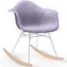 Rocking Chair Modern Fabric Upholstered – Nordic Style - Nordika image 9