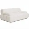 Modular Sofa Upholstered in Bouclé Fabric – 2/3 Seater – Bianca White 61822 photo 1 Modular Sofa Upholstered in Bouclé Fabric – 2/3 Seater – Bianca image 9