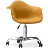 Office Chair with Armrests - Swivel Desk Chair with Castors - Grev image 9