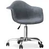 Office Chair with Armrests - Swivel Desk Chair with Castors - Grev image 9