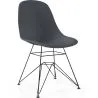 Buy Dining Chair with Metal Legs – Modern Design – Denisse Dark grey 61833